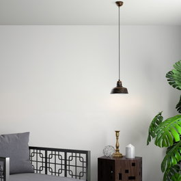 Opviq Lámpara de araña de cuerpo metálico Antiquation